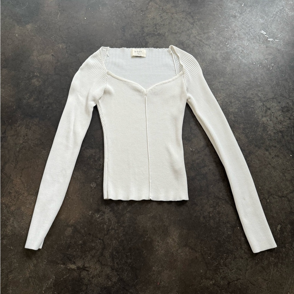 DISSH long sleeve ribbed shirt